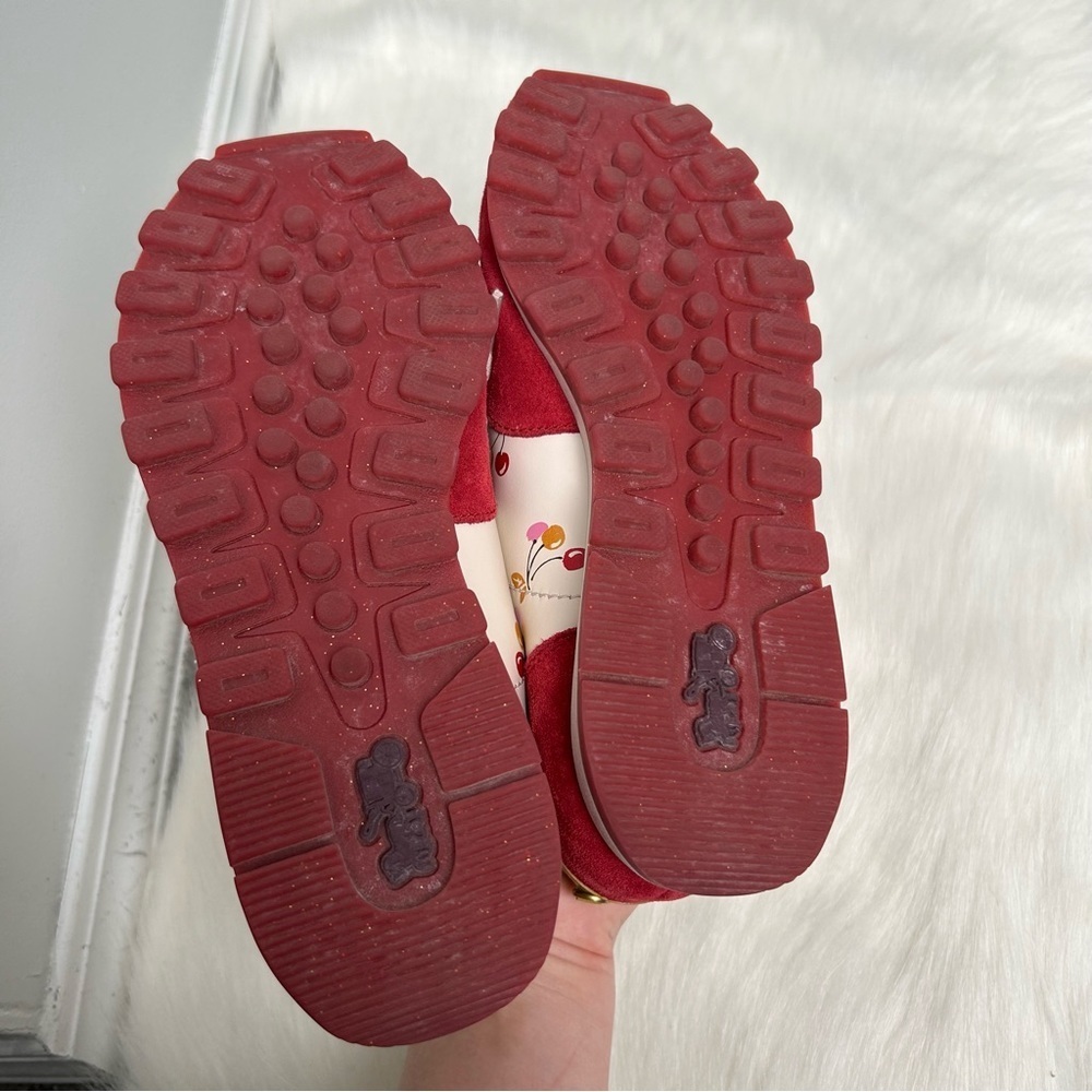 Coach Rare C125 Unicorn Cherry Embellished Sneakers - Picture 10 of 10